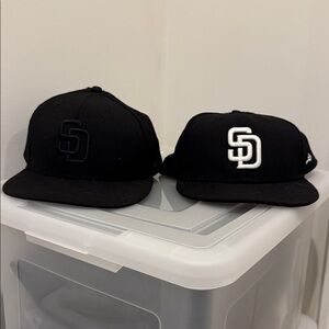 BUNDLE New Era San Diego Padres Cap Size 8